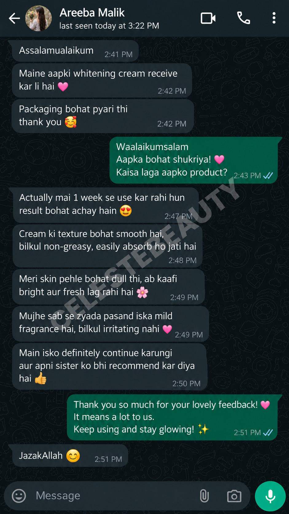 FACE WHITENING CREAM