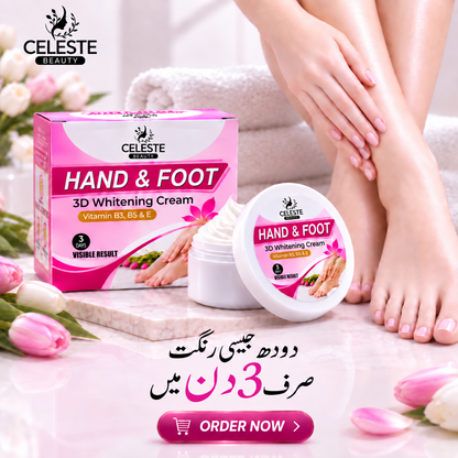HAND & FOOT WHITENING CREAM